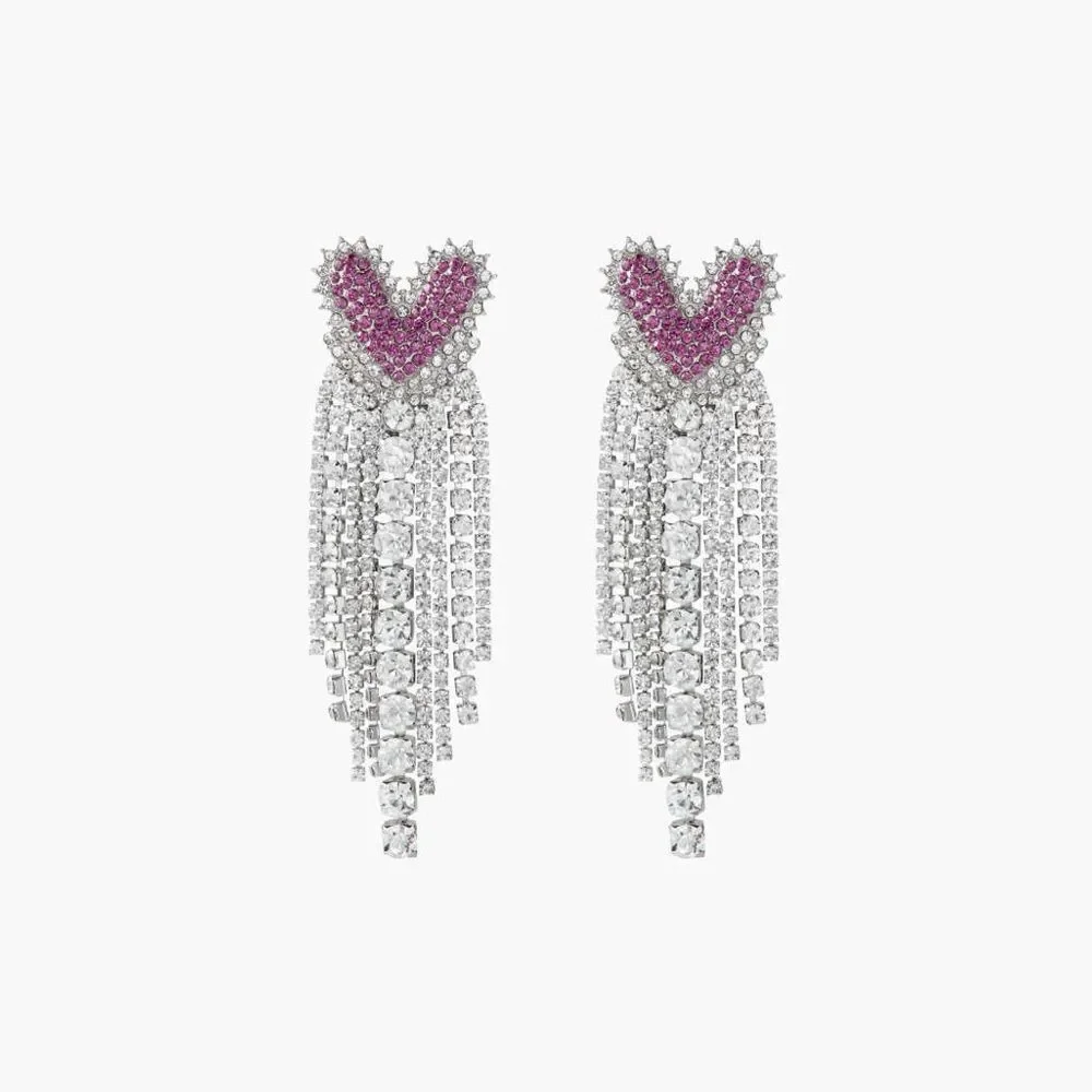 Rhinestone drop Earrings #1623